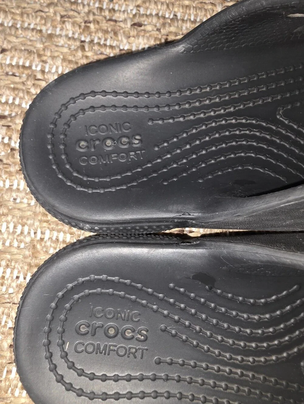 Kids Black Unisex Strap Slide Crocs